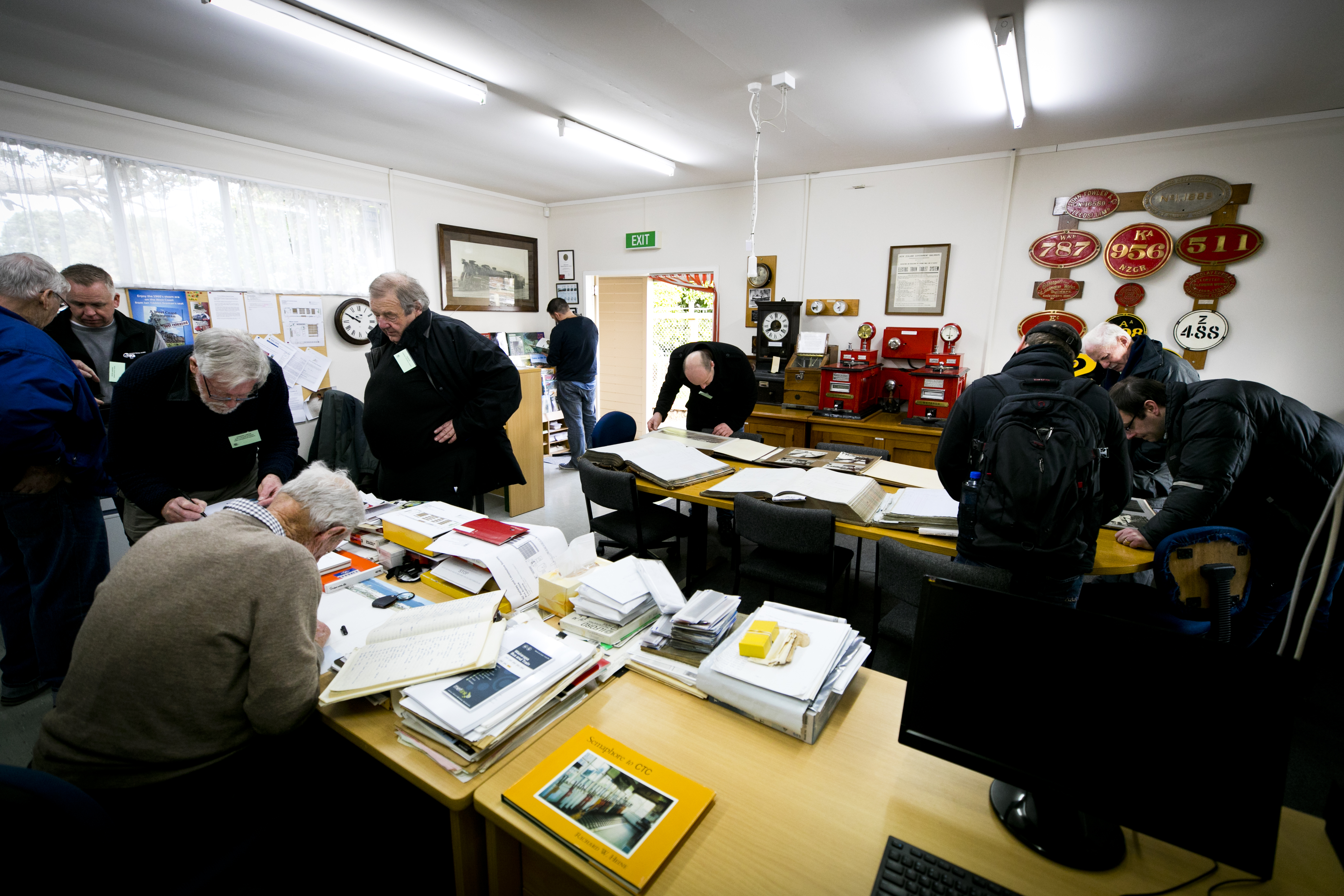 NZRLS Railway Archives Centre at Ava, Wellington