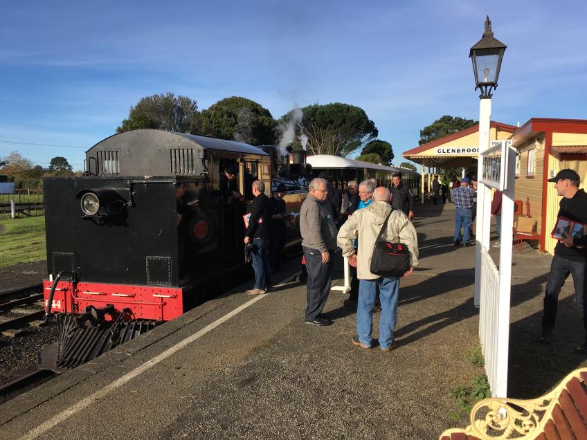 Delegates at Glenbrook station